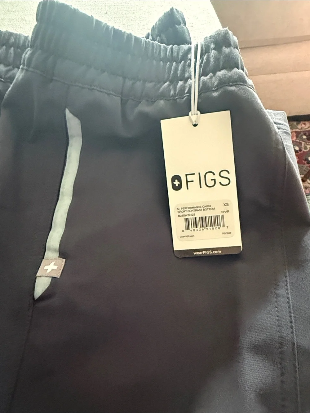 2 pairs Figs  Gray Jogger scrub  Pants with Drawstring unisex for medical peeps